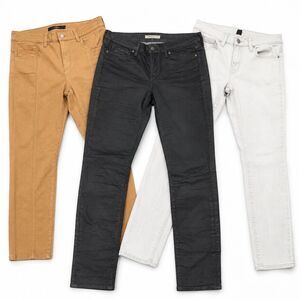 Mavi Gap Rich & Skinny Women's 26 27 29 3-Piece Neutral Jeans Bundle
